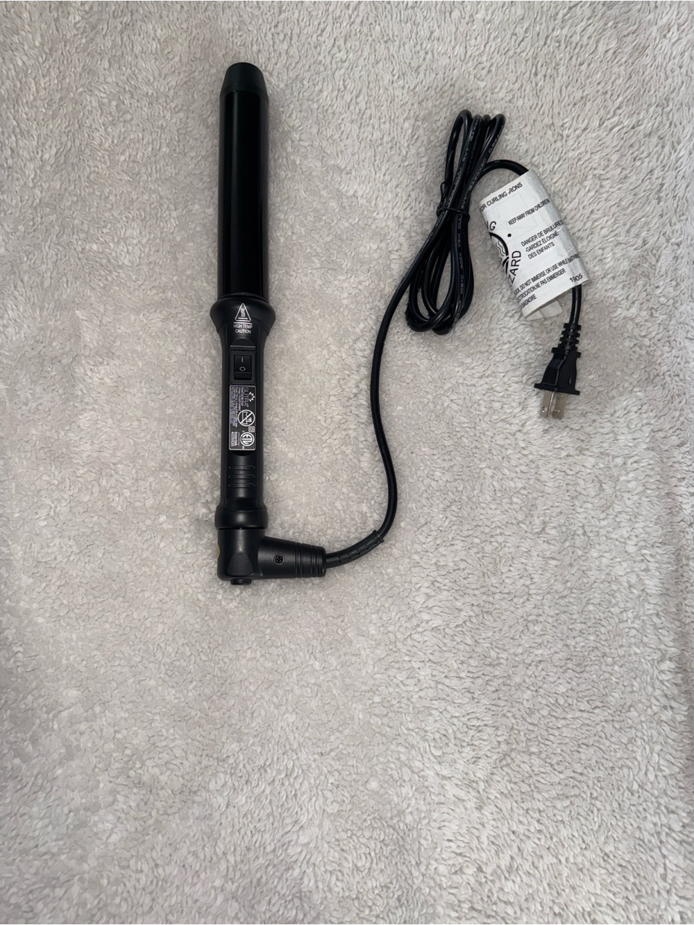 Sutra Black Ceramic Curling Wand